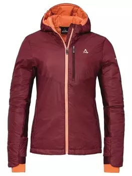 Куртка софтшелл Schffel Jacke Ins Hybrid Black Raven L, цвет dark burgundy