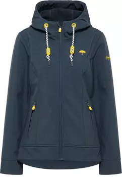 Куртка софтшелл Schmuddelwedda, цвет Marine Melange AOP