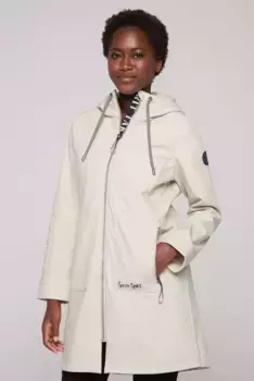 Куртка софтшелл SOCCX, с капюшоном, с капюшоном, цвет Dark Kitt