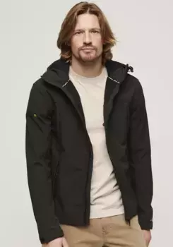 Куртка софтшелл Superdry "SD-HOODED SOFT SHELL TREKKER JKT", с капюшоном, черный