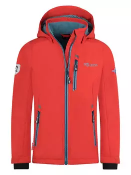Куртка софтшелл Trollkids Balestrand, красный