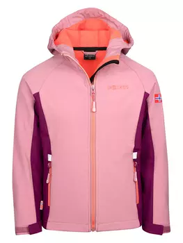 Куртка софтшелл Trollkids Kristiansand, розовый
