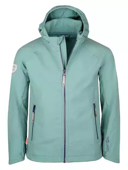 Куртка софтшелл Trollkids Kvalvika, бирюзовый