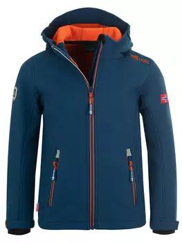 Куртка софтшелл Trollkids, темно-синий