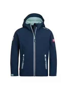 Куртка софтшелл Trollkids, темно-синий