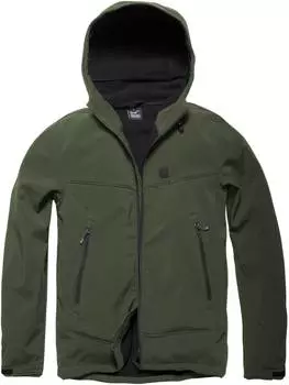 Куртка софтшелл Vintage Industries, зеленый