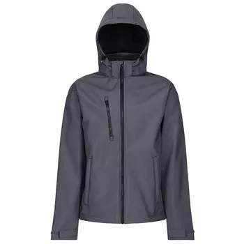 Куртка софтшелл "вентурер" с капюшоном Regatta, серый