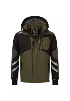 Куртка софтшелл ветровка софтшелл Rock Creek, темно-зеленый
