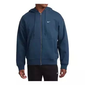 Куртка solo swoosh logo jacket 'blue' Nike, синий