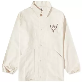 Куртка South2 West8 Cotton Twill Coach, белый