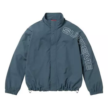 Куртка spelled out embroidered track jacket 'teal white' Supreme, мультиколор