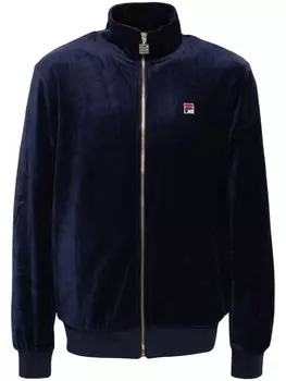 Куртка спортивная Fila велюровая, синий