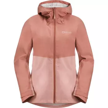 Куртка спортивная Jack Wolfskin, цвет mango/schiefergrau