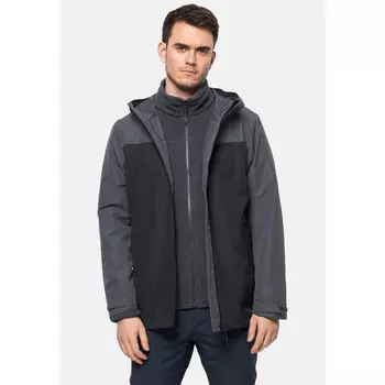 Куртка спортивная Jack Wolfskin, цвет schieferbraun/dunkelgrau/dunkelgrau