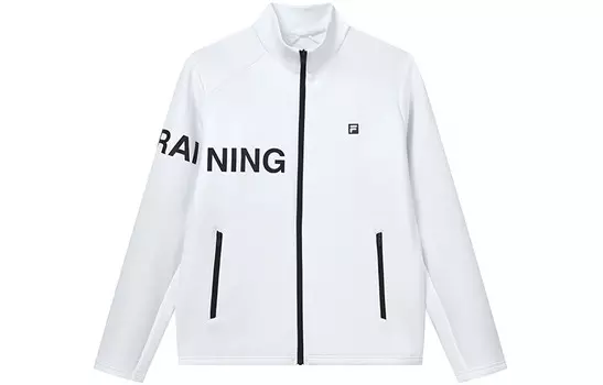 Куртка спортивная мужская белая Fila, цвет Jade White