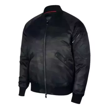 Куртка спортивная одежда j 1 ow камуфляж Air Jordan, черный