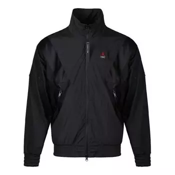 Куртка спортивная воротник стойка ветрозащитная тканая куртка Air Jordan, черный