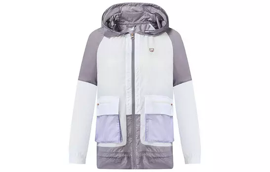 Куртка спортивная женская белая Fila
