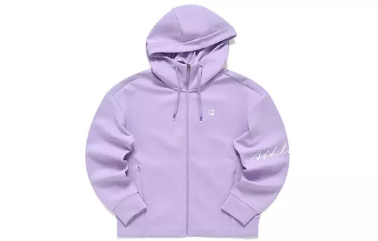 Куртка спортивная женская лиловая Fila, сиреневый