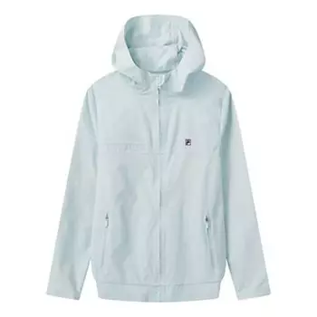 Куртка sports hooded woven jacket mint green Fila, зеленый
