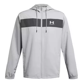 Куртка sportstyle windbreaker jacket 'grey' Under Armour, серый