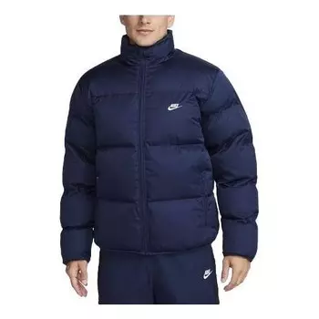 Куртка sportswear club men's puffer coat 'navy' Nike, синий