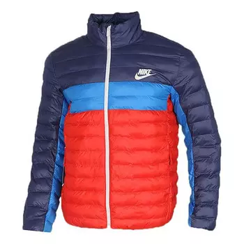 Куртка sportswear synthetic-fill windproof jacket colorblock Nike, красный