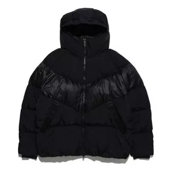 Куртка sportswear winter outdoor warm down fill jacket black Nike, черный