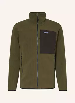 Куртка среднего слоя patagonia, цвет KHAKI/SCHWARZ
