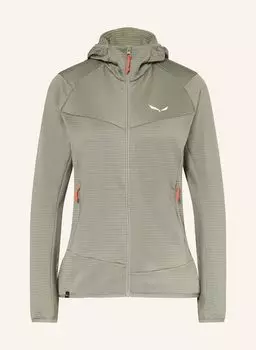 Куртка среднего слоя Puez Altavia Salewa, зеленый