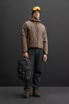 Куртка среднего слоя стеганая ZARA, цвет Dark tan