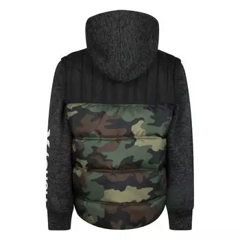 Куртка среднего веса Hurley 2Fer с молнией во всю длину для мальчиков 8–20 лет Hurley, черный