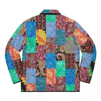 Куртка ss19 reversible patchwork quilted jacket 'black' Supreme, черный