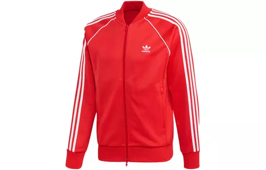 Куртка SST мужская флуоресцентно-красная Adidas Originals, красный