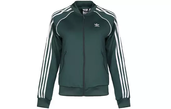 Куртка SST женская зеленая Adidas Originals, зеленый