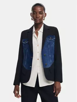 Куртка стандартного кроя Desigual, черный