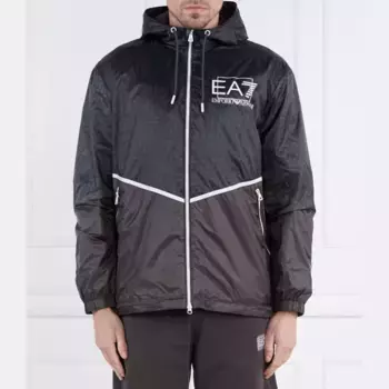 Куртка стандартного кроя Ea7, черный