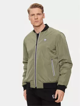 Куртка стандартного кроя Ea7 Emporio Armani, зеленый