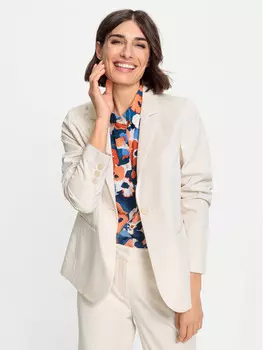 Куртка стандартного кроя Olsen, экрю