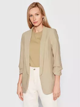 Куртка стандартного кроя Pieces, бежевый