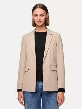 Куртка стандартного кроя Pieces, бежевый