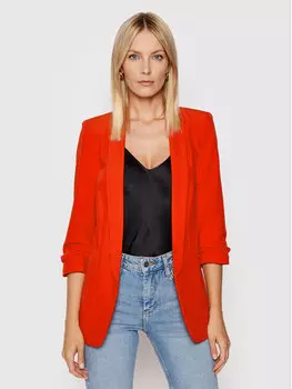 Куртка стандартного кроя Pieces, красный