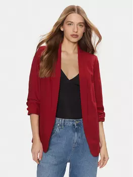 Куртка стандартного кроя Pieces, красный