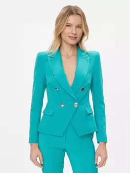 Куртка стандартного кроя Rinascimento, бирюзовый