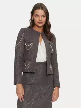 Куртка стандартного кроя Rinascimento, серый