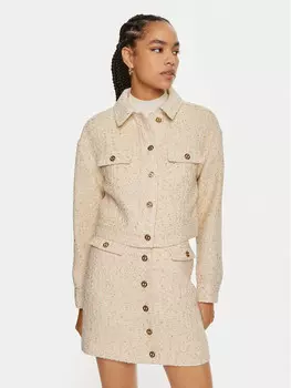 Куртка стандартного кроя Twinset, бежевый
