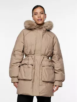 Куртка стандартного кроя Yas, бежевый