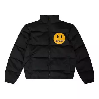 Куртка standing collar puffer jacket 'black' Drew House, черный