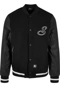 Куртка Starter Black Label для колледжа " Starter Black Label Men's Starter Script College Jacket" (1 шт.), без капюшона, черный