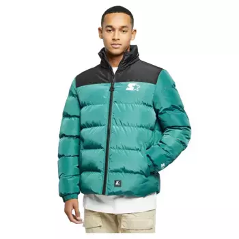 Куртка Starter Black Label Starter Logo puffer, зеленый